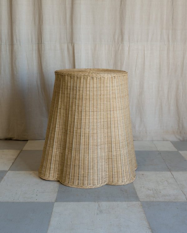 Isidore Wicker Side Table