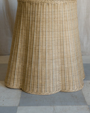 Isidore Wicker Side Table