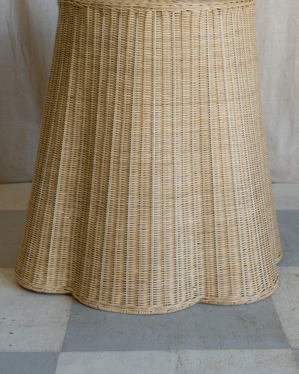 Isidore Wicker Side Table