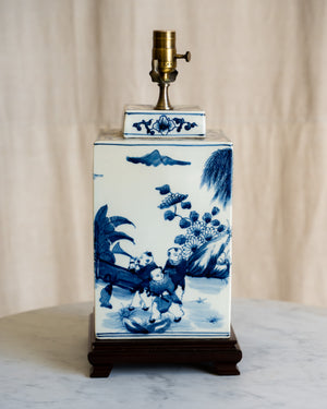 Jade Court Square Lamp
