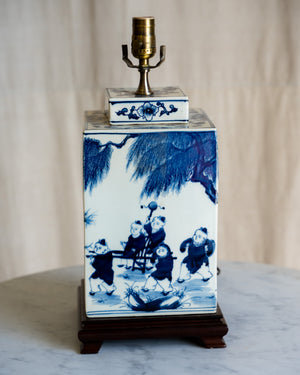 Jade Court Square Lamp
