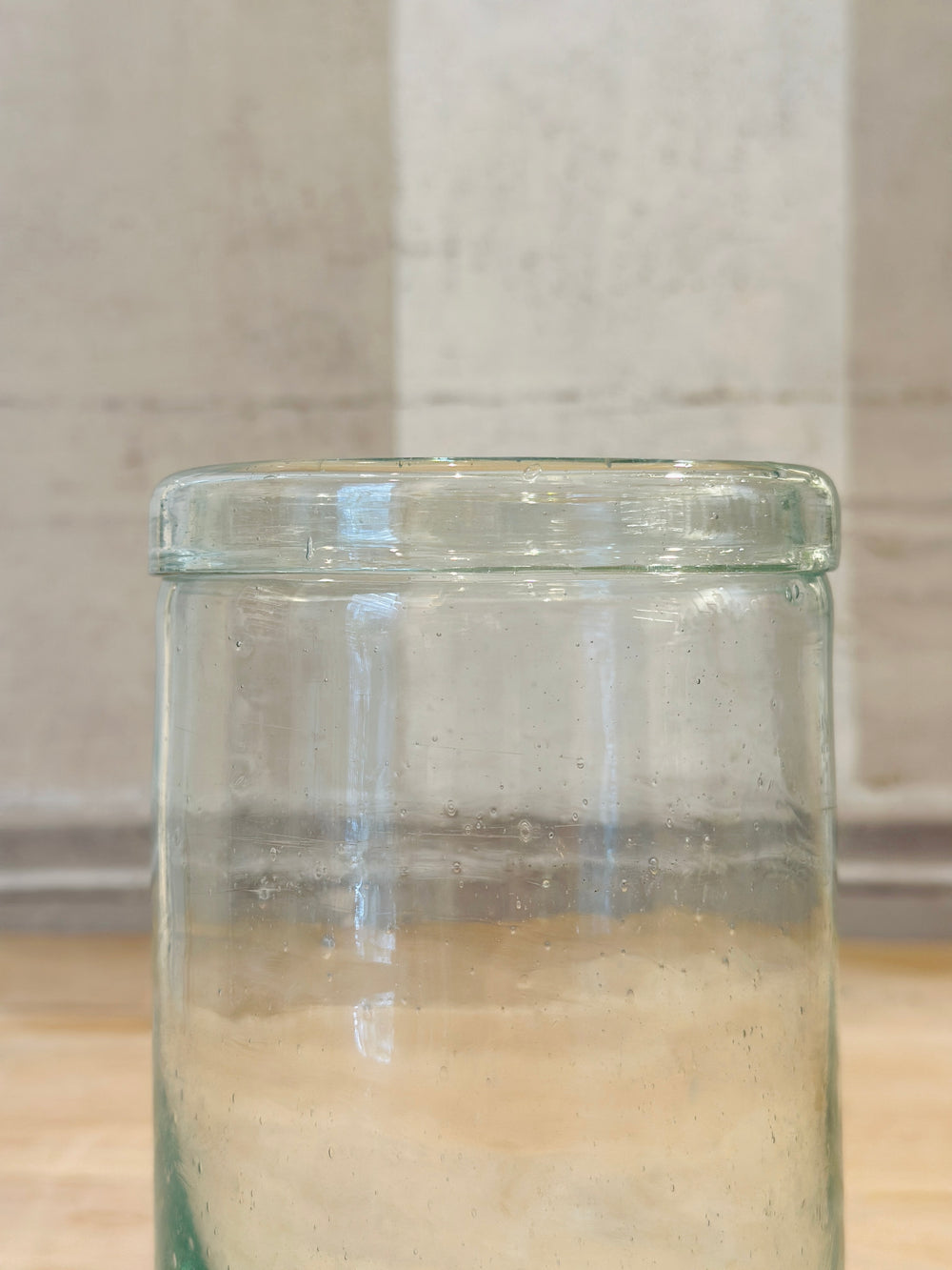 French Rimmed Folded Lip Vase