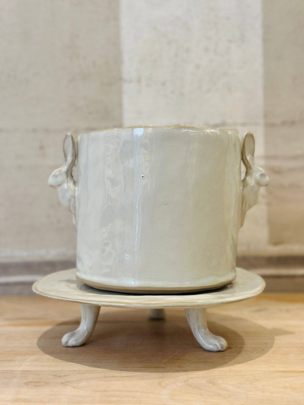 Rabbit Planting Pot and Tray