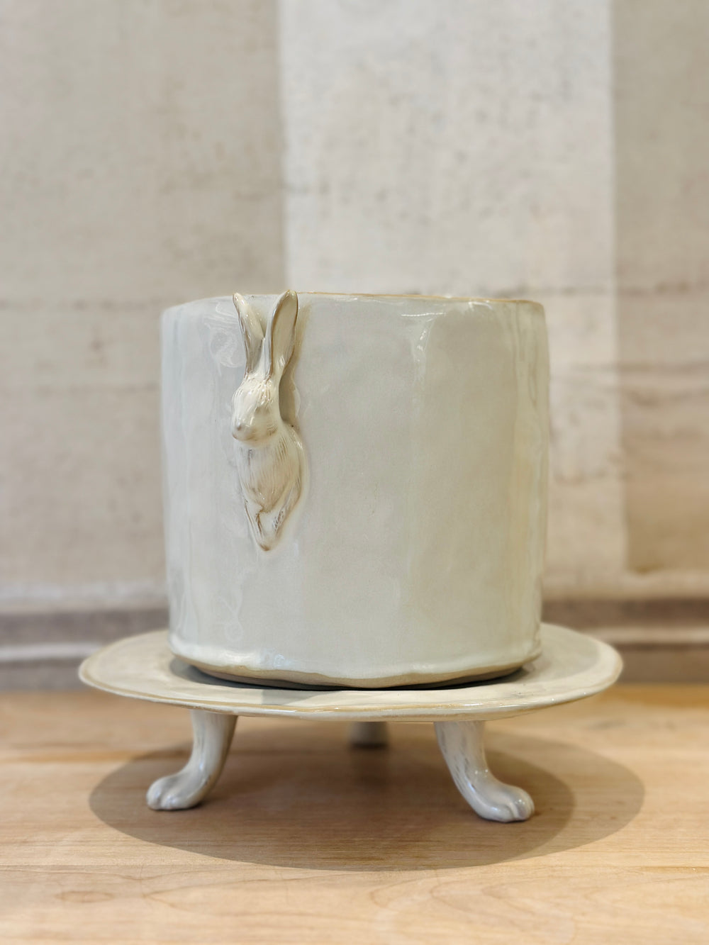 Rabbit Planting Pot and Tray