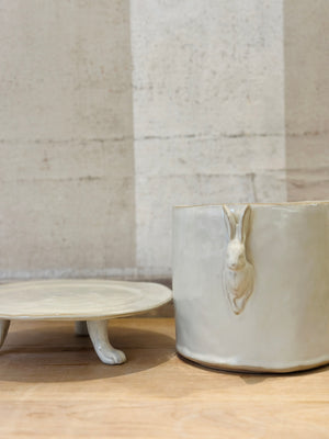 Rabbit Planting Pot and Tray