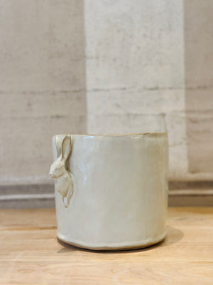 Rabbit Planting Pot and Tray