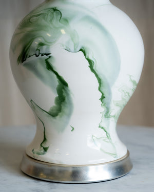 Leila Marbleized Thyme Lamp