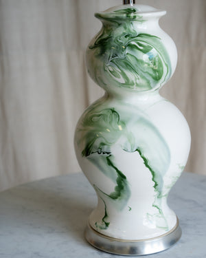 Leila Marbleized Thyme Lamp