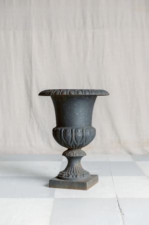 Lucien Antique Iron Urn