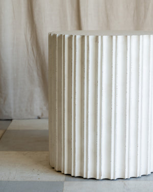 Corinthian Fluted Side Table
