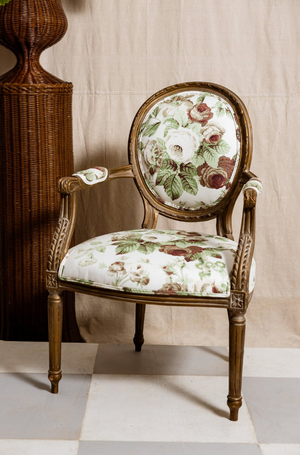 Maeve Antique Carved Louis Philippe Chair