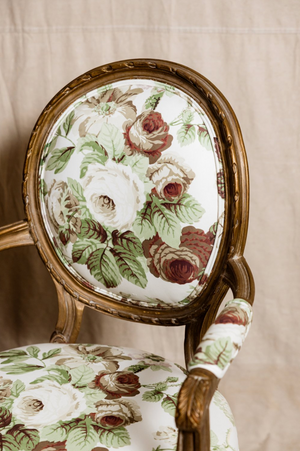 Maeve Antique Carved Louis Philippe Chair