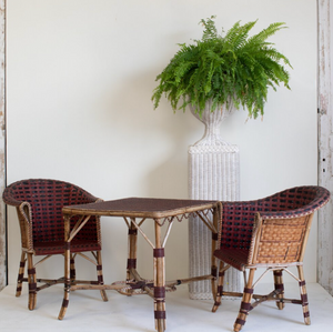 Maison des Bambous Vintage Table and Chair Set