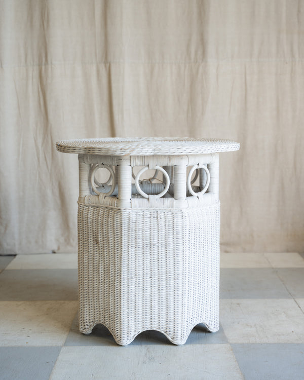 Maribel Wicker Side Table