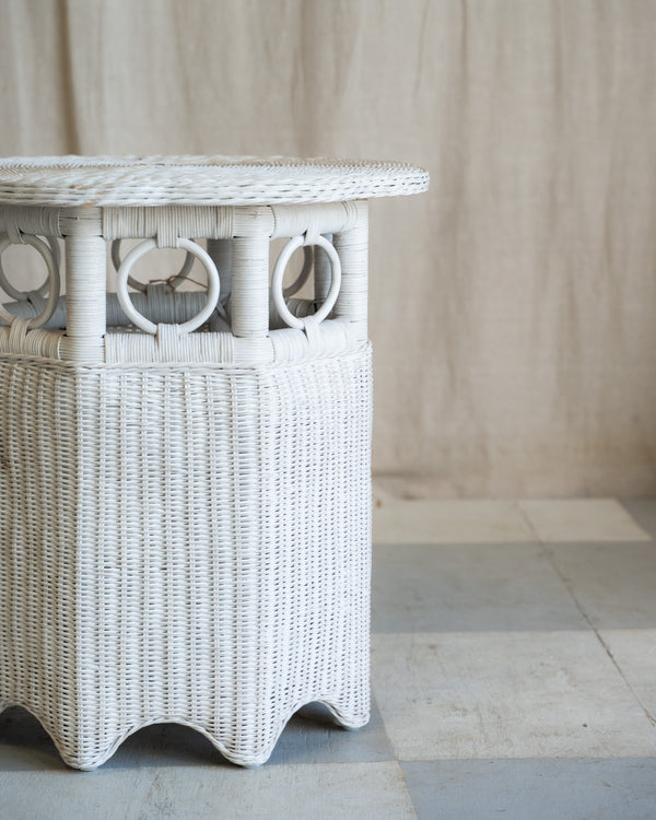 Maribel Wicker Side Table
