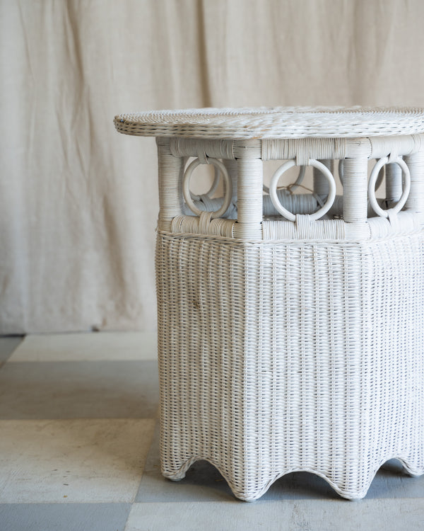 Maribel Wicker Side Table