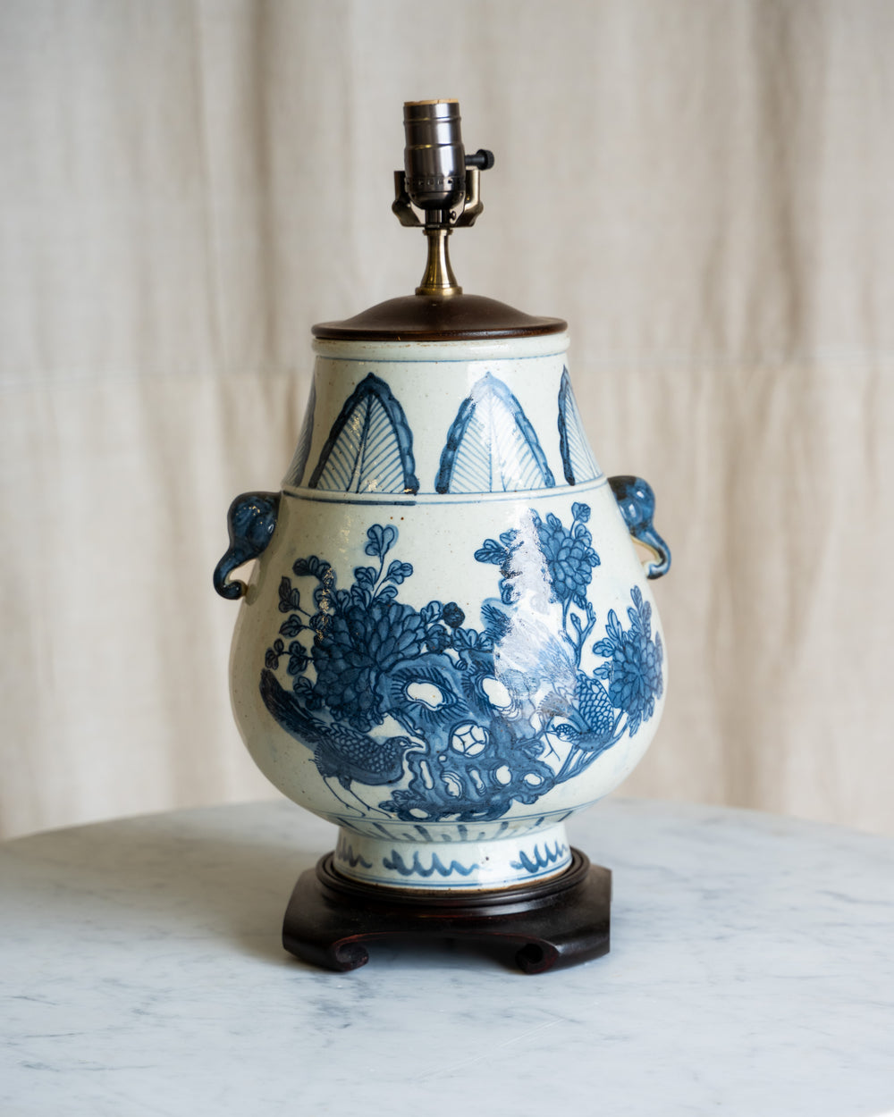 Ming Elephant Table Lamp