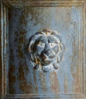 Palmiro Antique Metal Planter