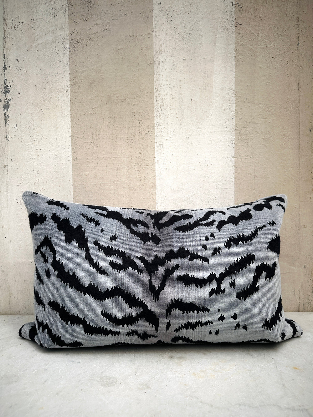 Silver Le Tigre Pillow