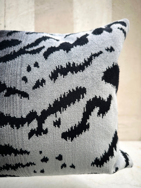 Silver Le Tigre Pillow