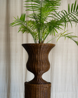 Round Marrakech Wicker Urn