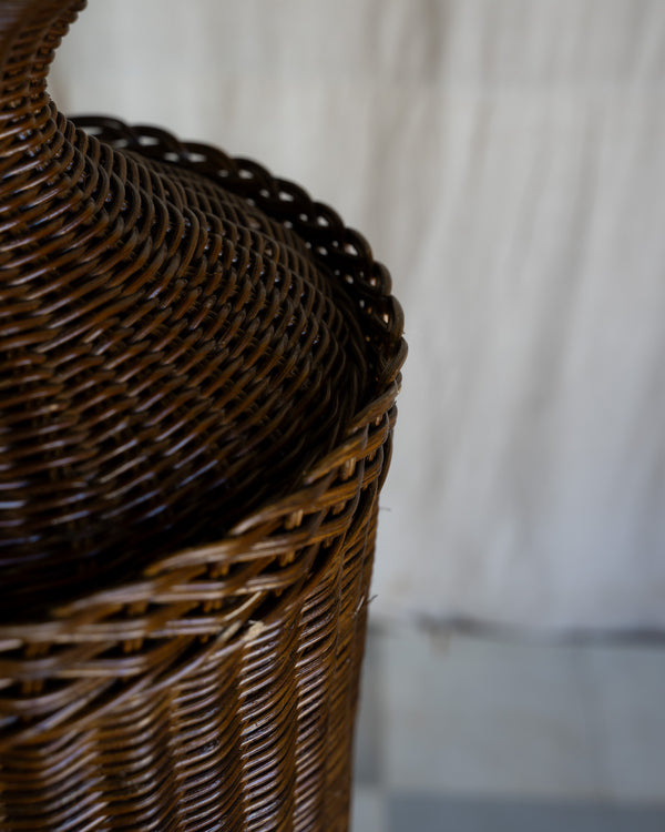 Round Marrakech Wicker Urn