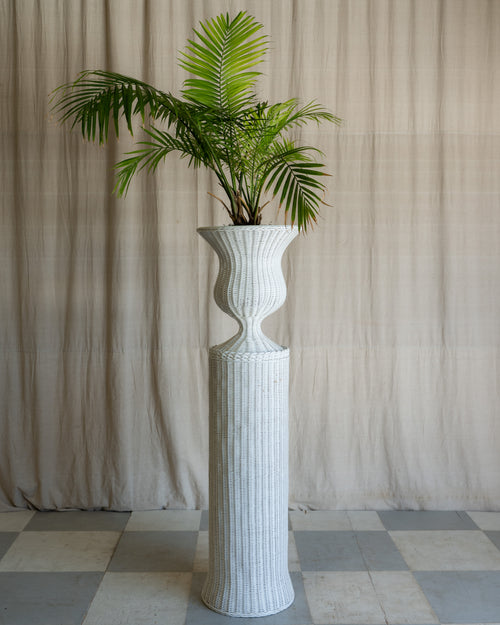 Round Marrakech Wicker Urn