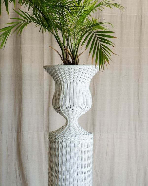 Round Marrakech Wicker Urn