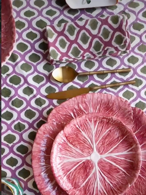 Pink Radicchio Salad Plate