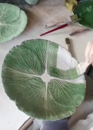 Green Radicchio Salad Plate