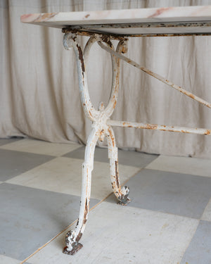 Rosaline Marble Garden Table