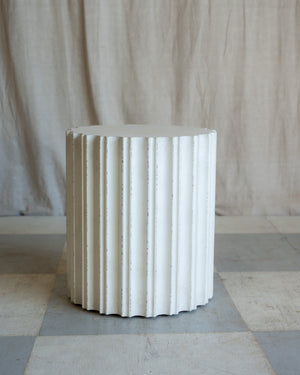 Corinthian Fluted Side Table