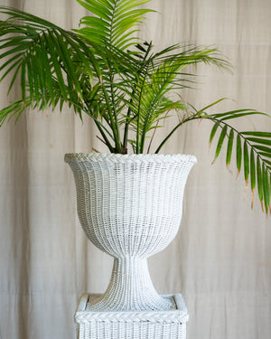 Square Marrakech Wicker Urn