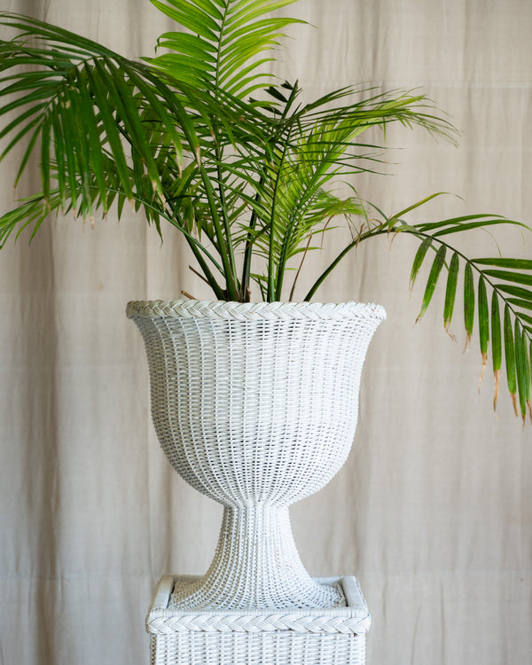 Square Marrakech Wicker Urn
