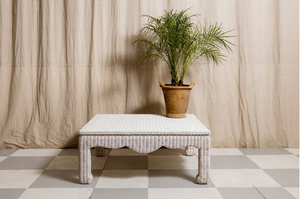 Sandy Wicker Coffee Table