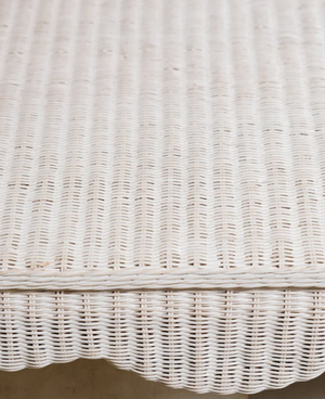 Sandy Wicker Coffee Table