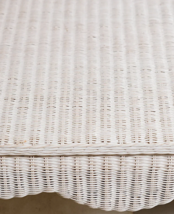 Sandy Wicker Coffee Table