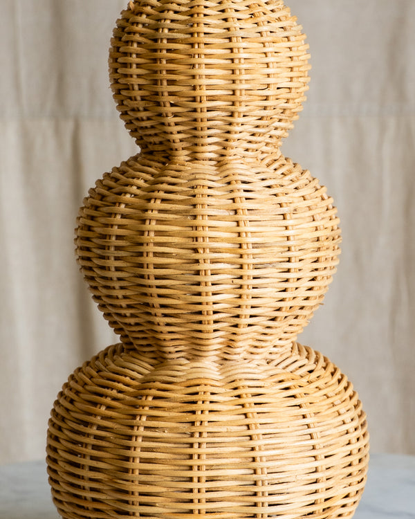 Sienna Wicker Gourd Lamp