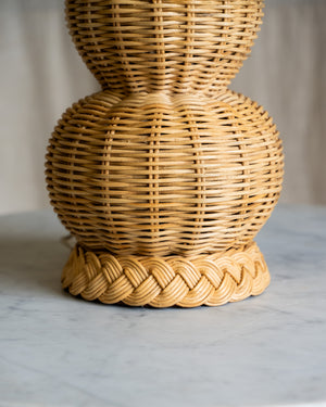 Sienna Wicker Gourd Lamp