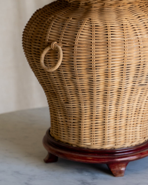 Soleil Wicker Table Lamp
