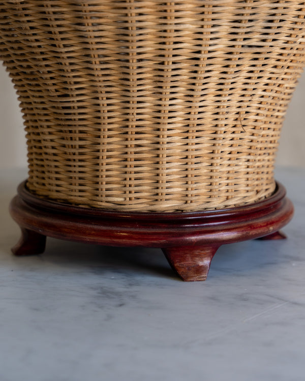 Soleil Wicker Table Lamp