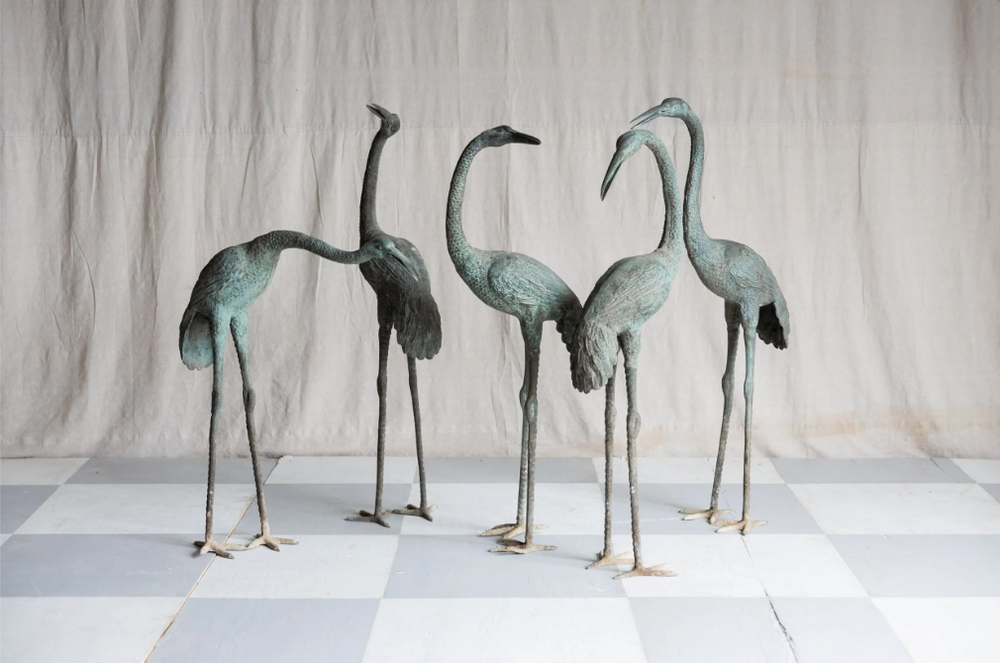 Antique Stork Bird