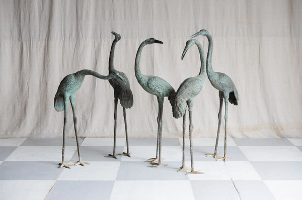 Antique Stork Bird