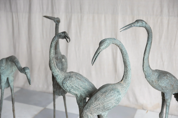 Antique Stork Bird