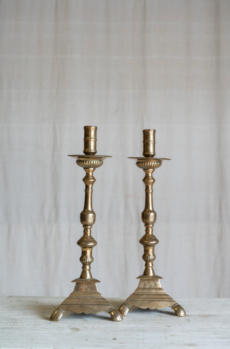 Antique Velure Candlestick