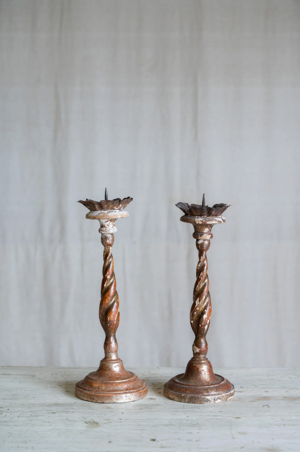 Antique Virelle Candlestick