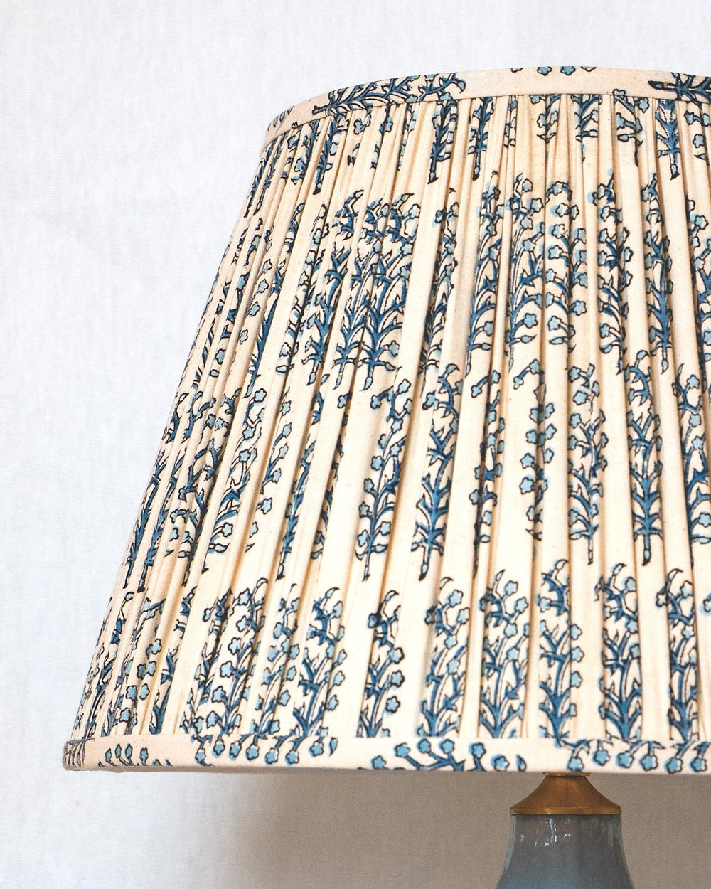 Blue Botanical Lampshade