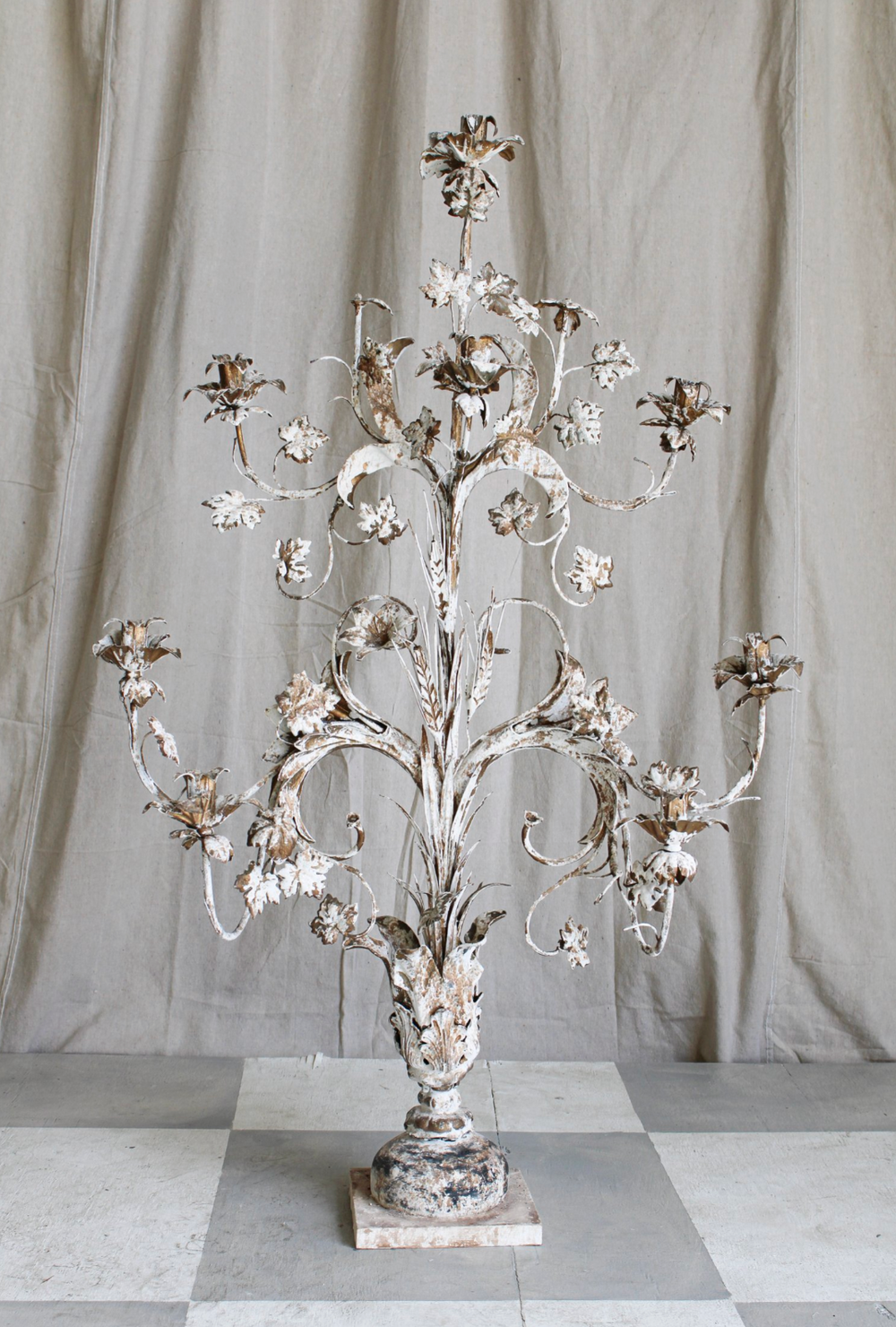 Lumière French Metal Candelabra