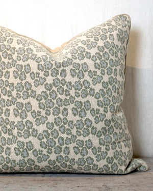 Leopard Linen Pillow