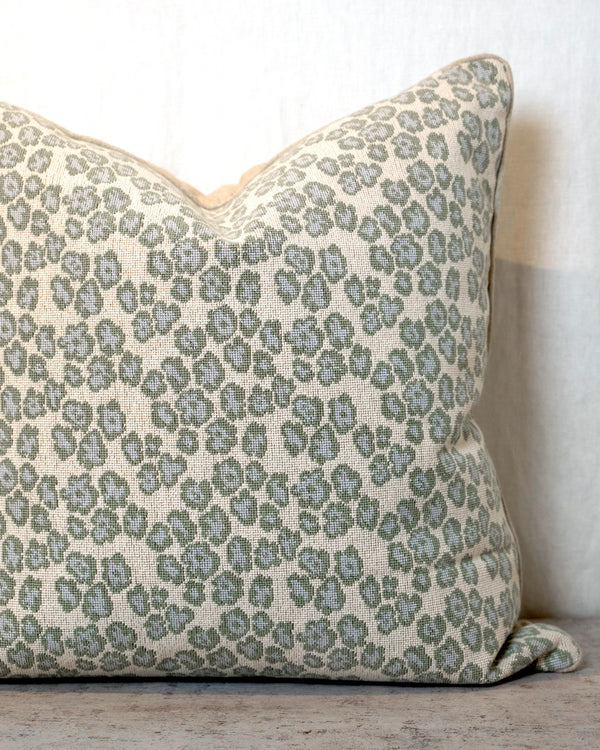 Leopard Linen Pillow